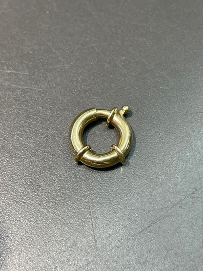 14K Yellow Gold 2.5 mm Round Connector Clasp