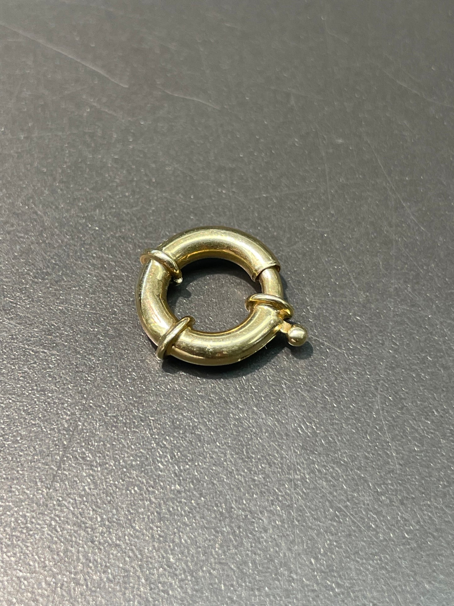 14K Yellow Gold 2.5 mm Round Connector Clasp