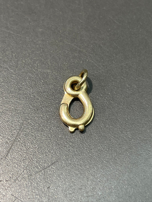 Vintage 14K Yellow Gold Charm Holder