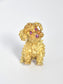 Vintage Tiffany & Co. 18K Gold Ruby Dog Brooch