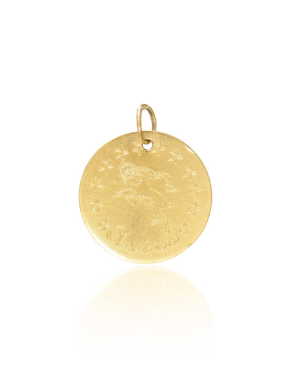 Vintage 14K Gold Aries Horoscope Charm