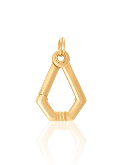 14K Gold Carabiner Clasp