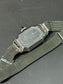 Art Deco 18K Gold Diamond Adjustable Mesh Watch Bracelet