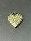 Vintage 14K Gold Large Diamond Heart Star Burst Locket Pendant Charm