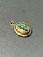 Victorian 14K Gold Turquoise Locket