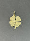 14K Gold Four Leaf Clover Lucky Charm