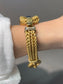 Fraccari 18K Gold Double Woven Sapphire Bracelet