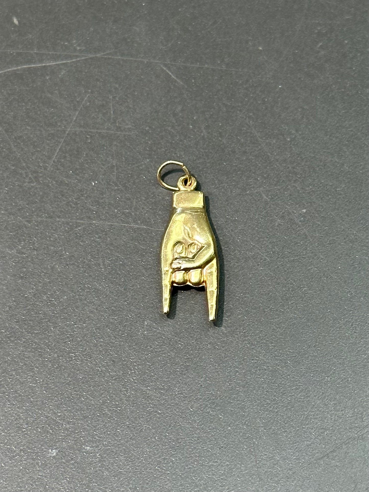 Vintage 14K Figa Arm Charm