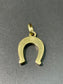 Vintage 18K Gold Hollow Horse Shoe Charm