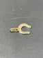 18K Gold Mini Lucky Horse Shoe Charm