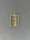 Vintage 14K Gold Articulating Abacus Charm