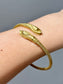 Egyptian 21K Gold Serpent Bracelet