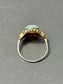 Art Nouveau 10K Gold Opal Ring SZ 6