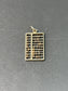 Vintage 14K Gold Articulating Abacus Charm