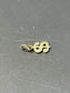 Vintage 14K Gold Dollar Sign Charm