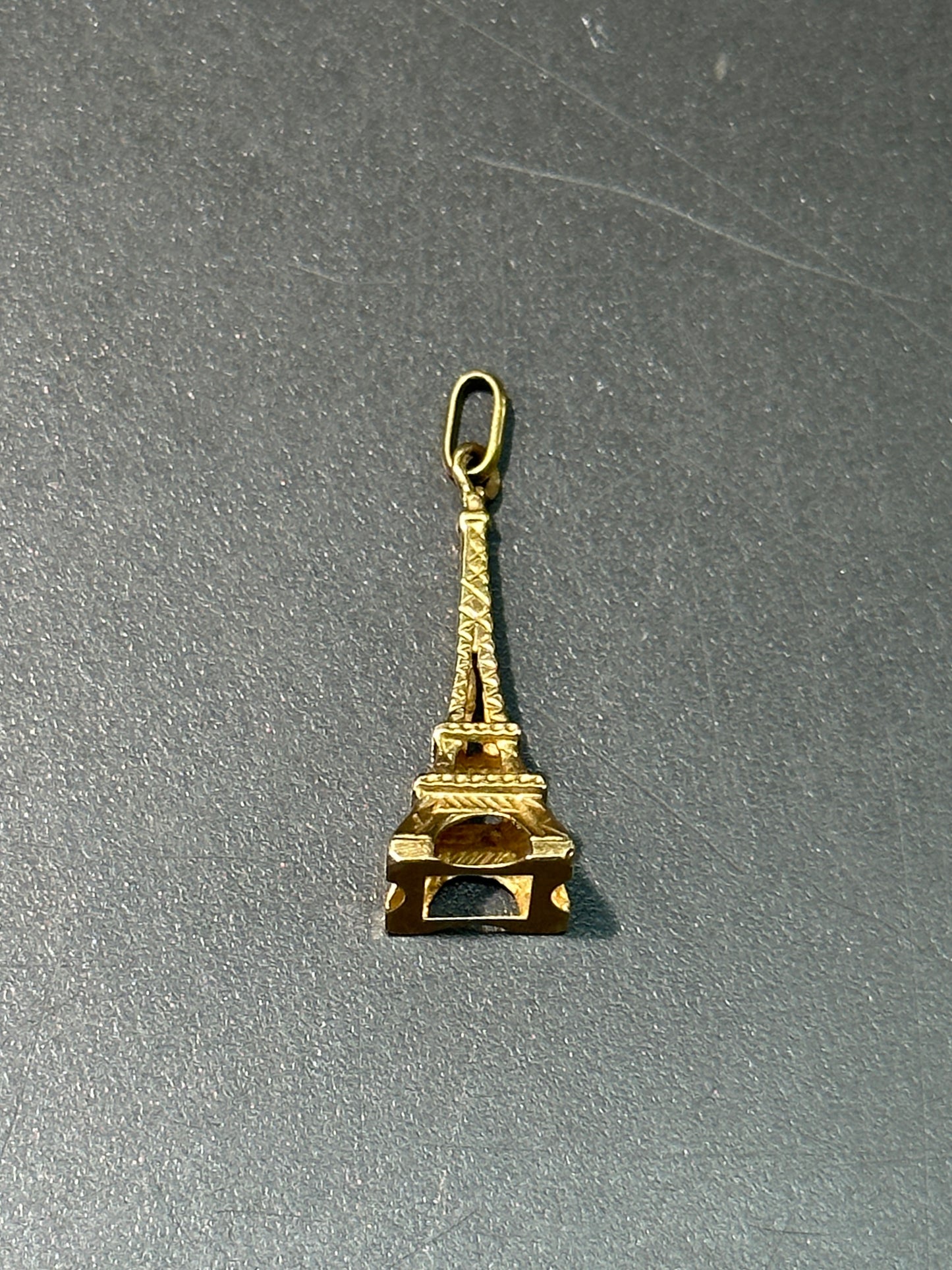 14K Gold Eiffel Tower Charm