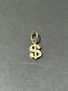 Vintage 14K Gold Dollar Sign Charm