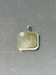 14K Gold N Initial Hexagon Charm