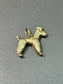 Vintage 14K Gold Three Dimensional Hollow Poodle Charm