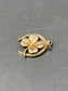 Vintage 14K Gold Lucky Four Lead Clover Horse Shoe Charm