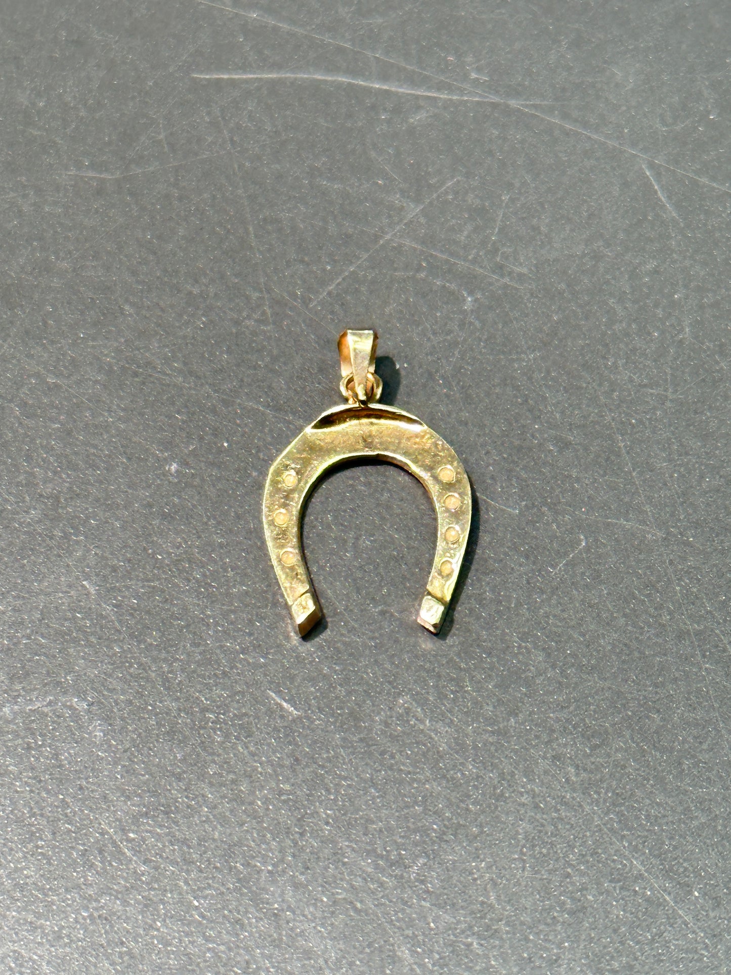 Vintage 14K Gold Horse Shoe Charm