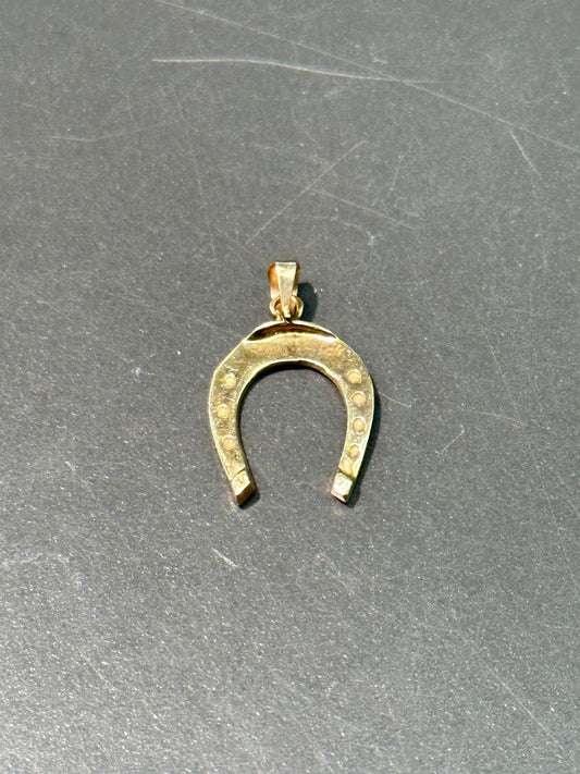 Vintage 14K Gold Horse Shoe Charm