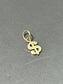 Vintage 14K Gold Dollar Sign Charm