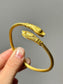 Egyptian 21K Gold Serpent Bracelet