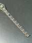 Art Deco 14K Gold Emerald and Diamond Filigree Bracelet