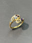 14K Gold Multi-Gemstone Ring