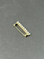 Broche Art Déco 14K Gold Mini Seed Pearl Bar