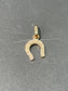 18K Gold Mini Lucky Horse Shoe Charm