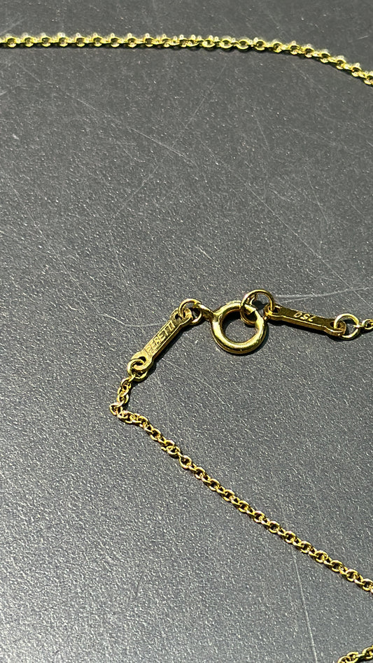 Tiffany &amp; Co. Collier Peretti étoile de David en or 18 carats