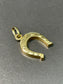 Vintage 18K Gold Hollow Horse Shoe Charm