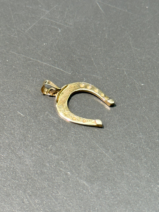 Vintage 14K Gold Horse Shoe Charm