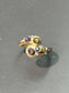 14K Gold Multi-Gemstone Ring