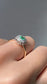 Antique Platinum 14K Yellow Gold 0.38 CTW Colombian Emerald Diamond Halo Ring