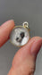 Antique 14K Gold Reverse Painted Essex Crystal Terrier Dog Pendant