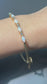 Vintage 14K Gold Opal Diamond Bracelet