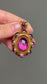 Victorian Etruscan 14K Gold Amethyst Locket