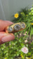 14K Gold Three Stone Gypsy Ring