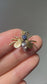 Antique 14K Gold Natural Pearl Star Sapphire Spider Charm