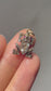 Antique 14K Gold 0.52 CTW Rose Cut Diamond Frog Charm