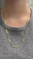 Vintage 14K Gold Filigree Chain Necklace 22.0 inch