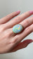 18K Gold Contemporary Opal Ring