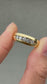 14K Gold Five Stone Diamond Ring SZ 6