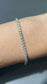 14K White Gold 3.00 CTW Diamond Tennis Bracelet