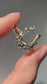 Antique 14K Gold 0.9 CTW Rose Cut Diamond Horseshoe Ring