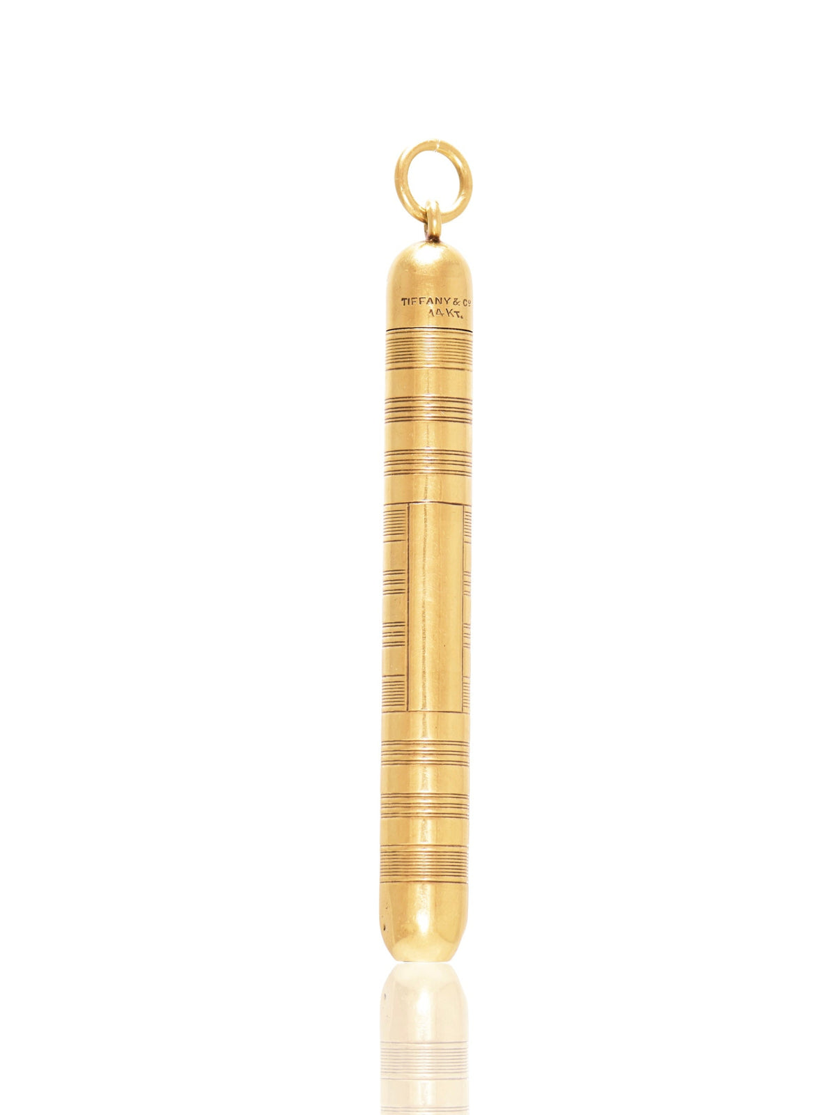 Vintage Tiffany & Co. 14K Gold Mechanical Retractable Pencil Pendant
