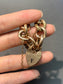 Victorian English 9CT Link Padlock Bracelet